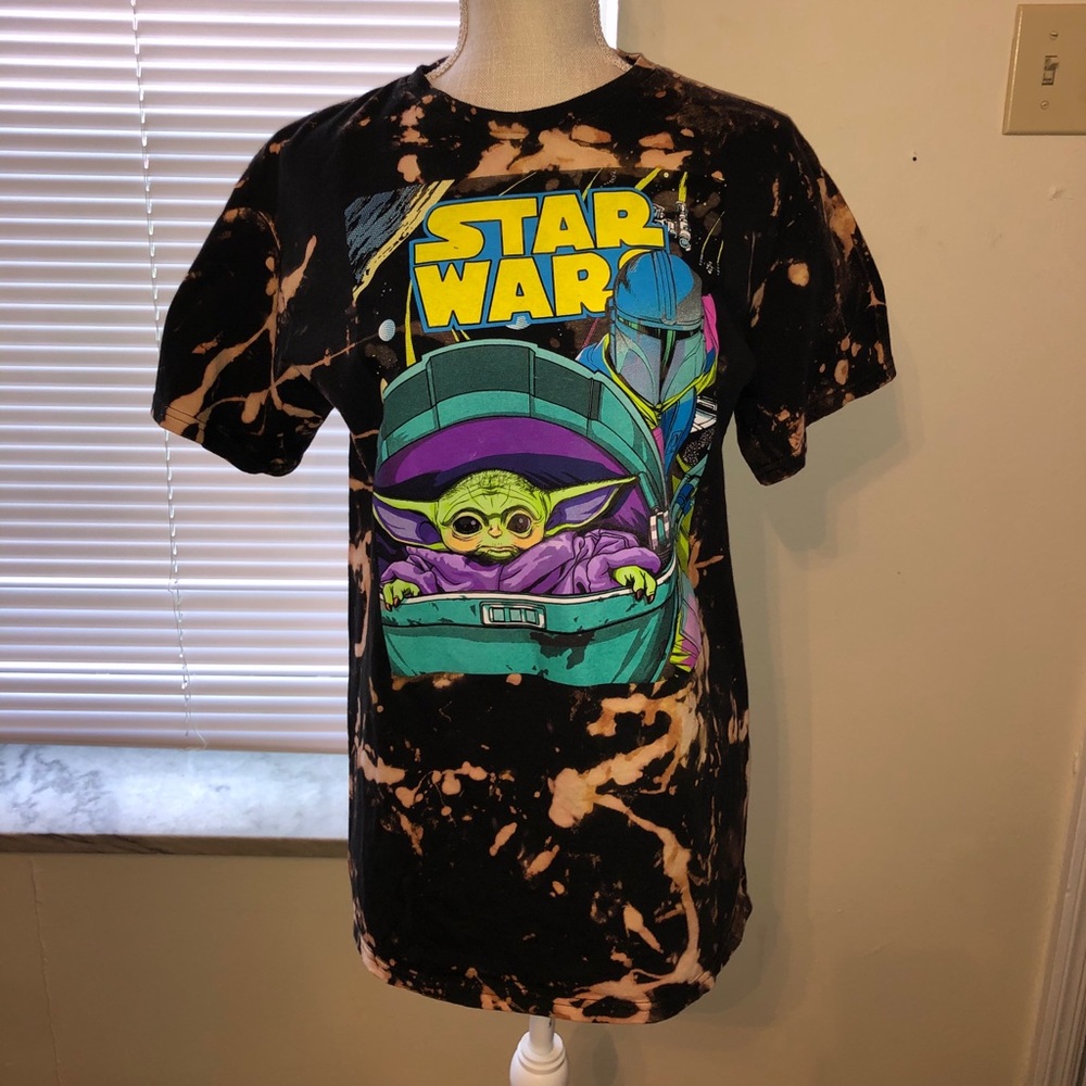 Star Wars bleached graphic Tee